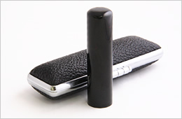 黒水牛印鑑ケースセット