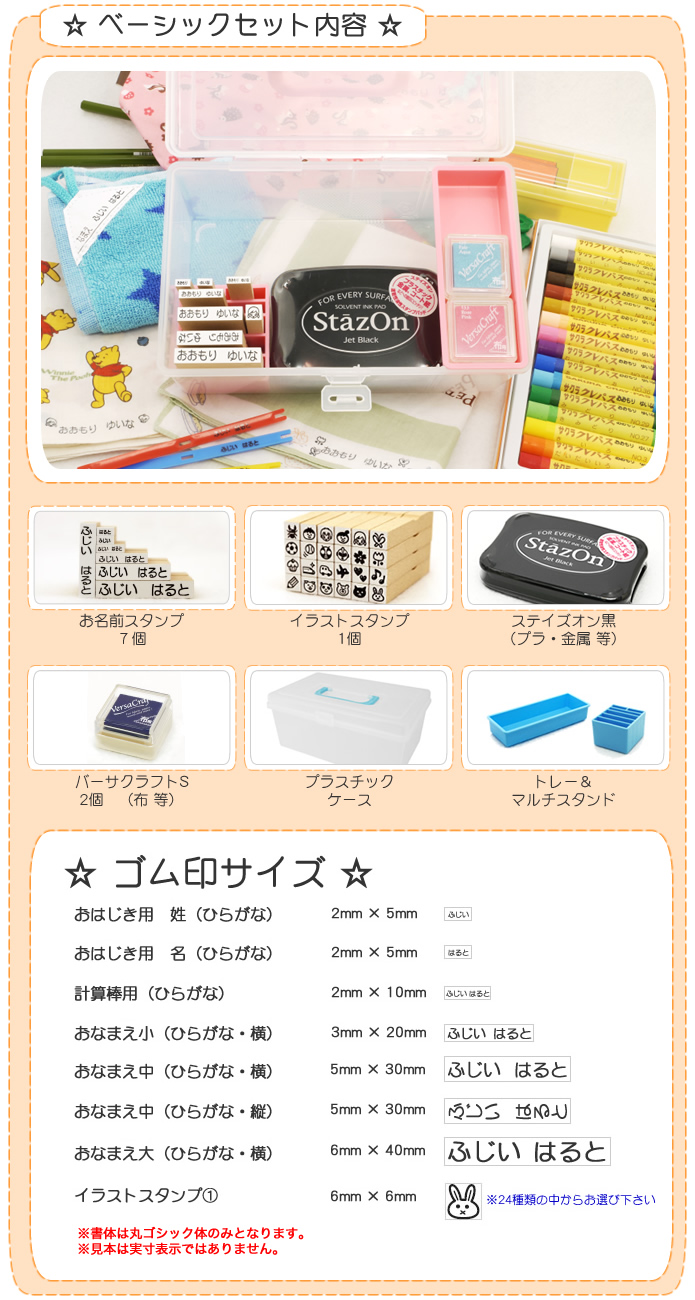 ベーシックセット内容