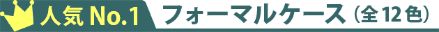 人気No.1　フォーマルケース（全12色）