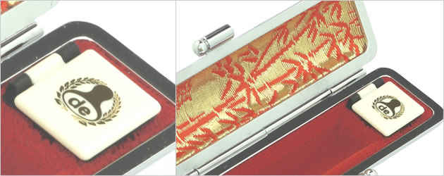 朱肉フタへの名入れ